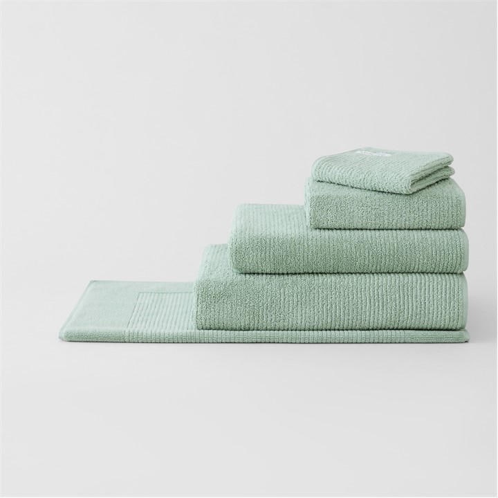 Sheridan  Green Living Textures Towels in Size Face Cloth, Sports Direct
