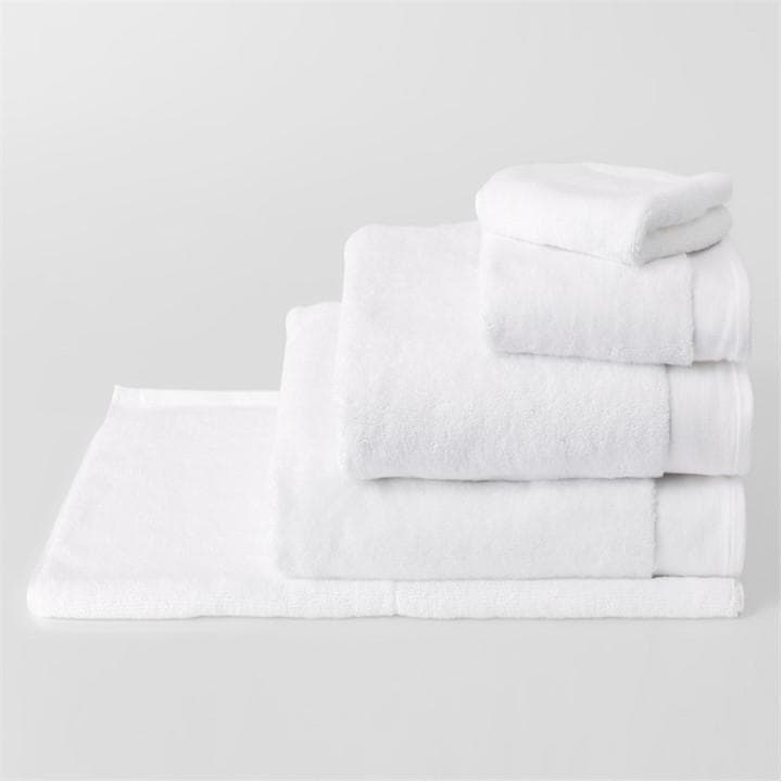 Sheridan  White Luxury Retreat Towel in Size Hand Towel, Sports Direct