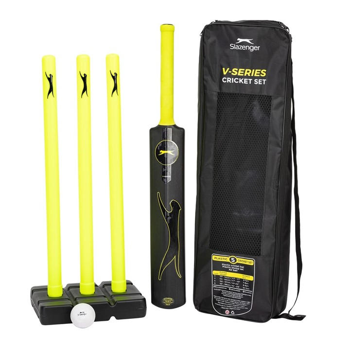 Slazenger  Black Vs Plastic Cricket Set in Size 5, Sports Direct