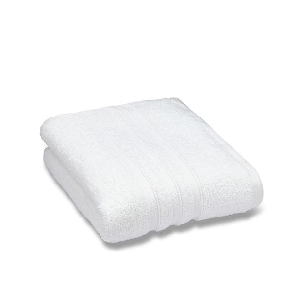White - Biba - 450gsm Cotton Zero Twist Quick Dry Towel