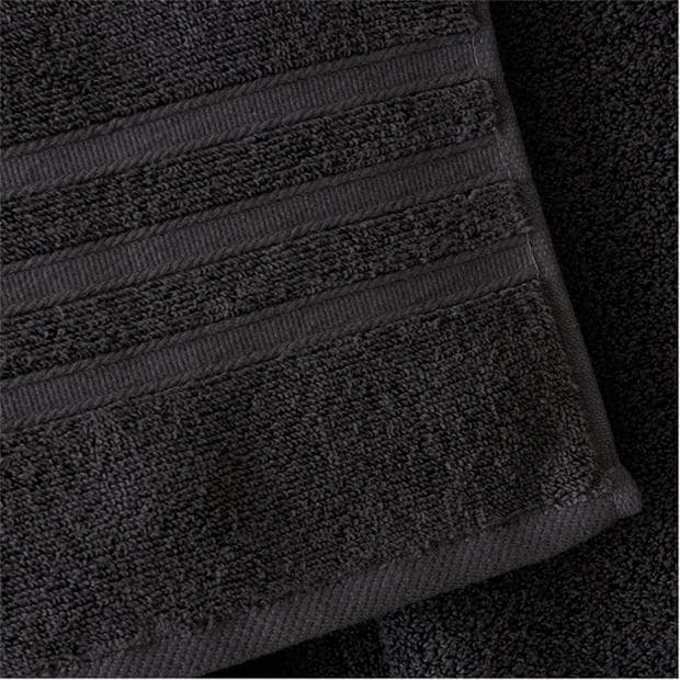 Charcoal - Biba - 450gsm Cotton Zero Twist Quick Dry Towel