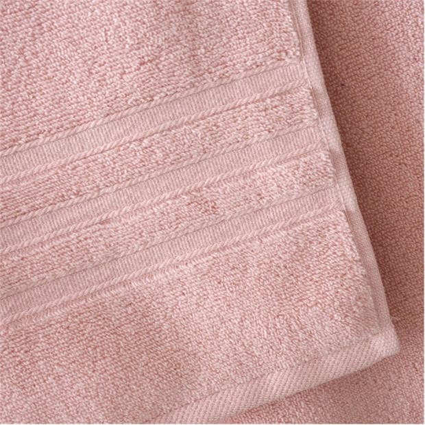 Pink - Biba - 450gsm Cotton Zero Twist Quick Dry Towel