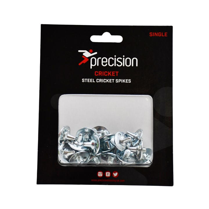 Precision Training Unisex Metallics Steel Cricket Spikes (Single)