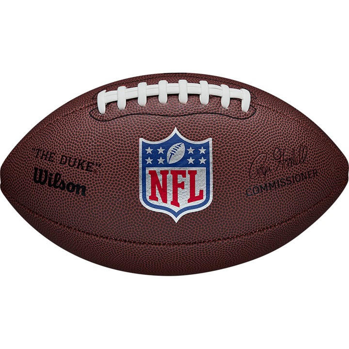 Wilson  Yellow Duke Replica American Football in Size Size 5, Sports Direct