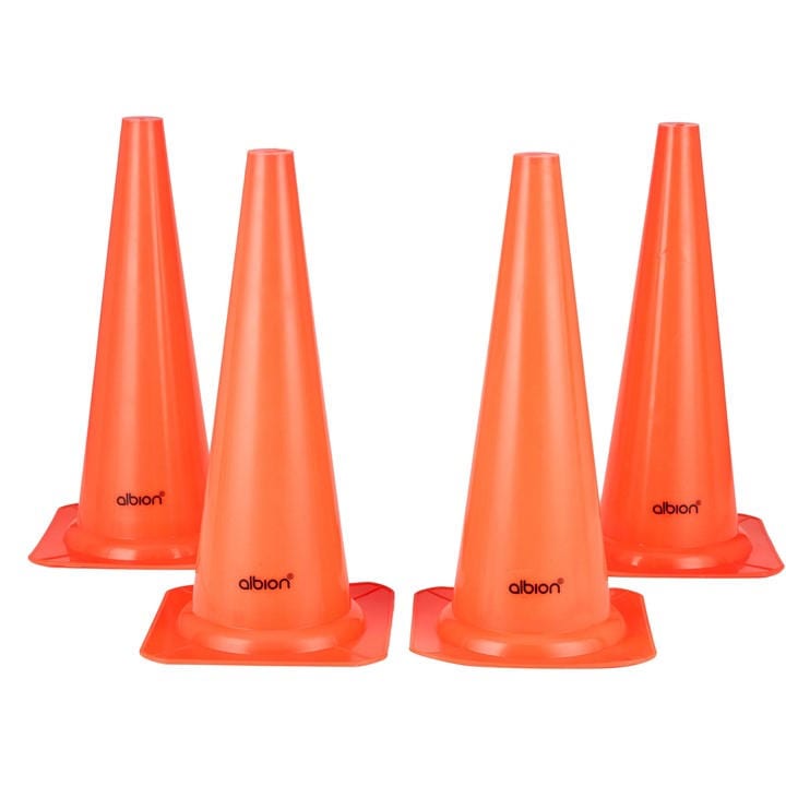 Albion   Training Traffic Cones (Set Of 4) in Size 15, Sports Direct