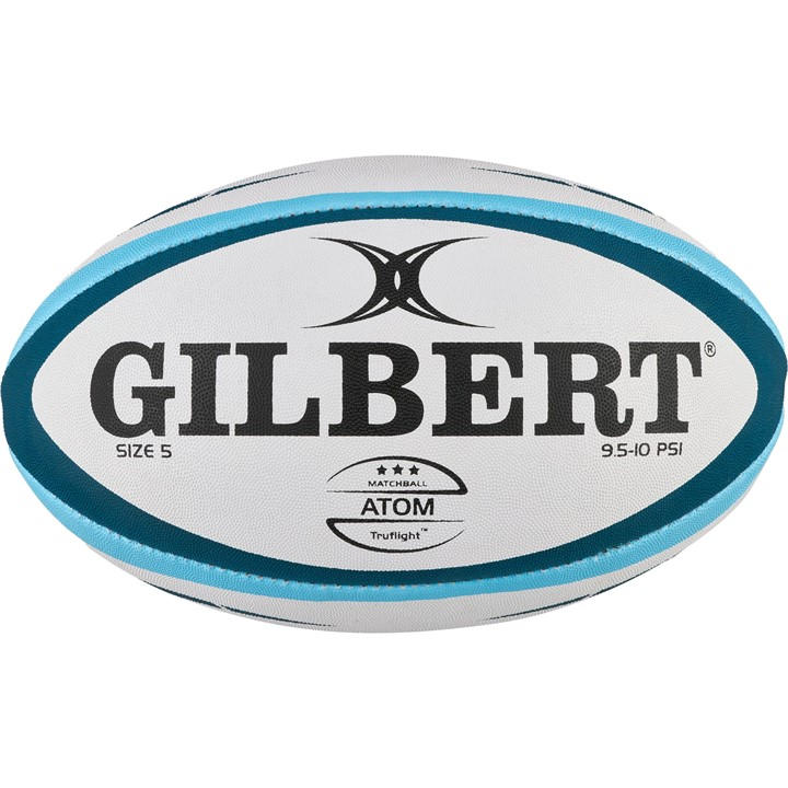 Gilbert   Atom Rugby Ball in Size Size 5, Sports Direct