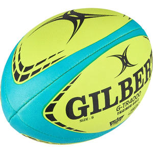 Ballon De Rugby Gilbert G-TR4000 - Taille 3, 4, 5 - Cousu Main Triple épaisseur - Pour Entraînement Adulte Et Jeune