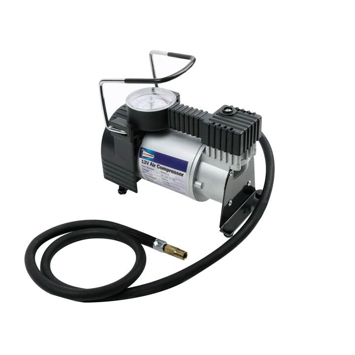 Streetwize  Black 150Psi 12V Tornado Metal Air Compressor, Sports Direct