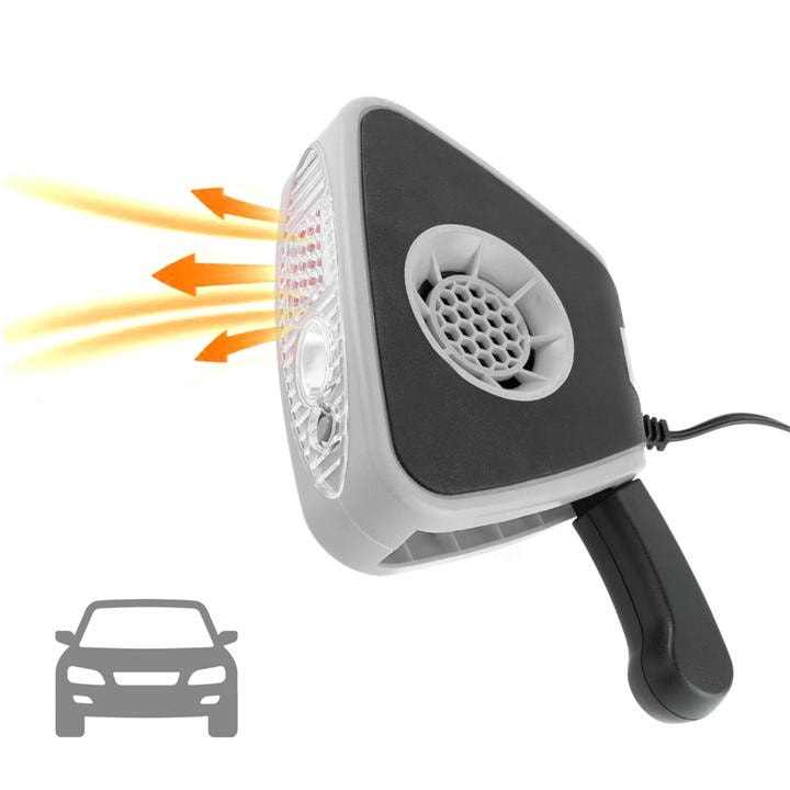 Streetwize  Grey 12V Auto Heater/Defroster With Light, Sports Direct