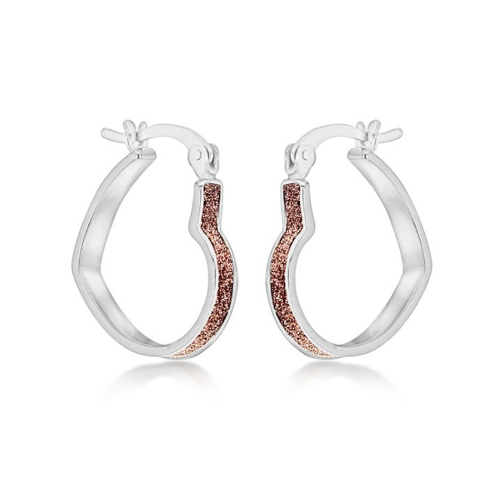 Hoops  Women's  Sterling Rose Stardust Heart , Football by Be You, Sports Direct