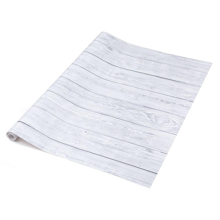 D C Fix Unisex Grey Dc Fix Shabby Wood Self Adhesive Vinyl Wrap