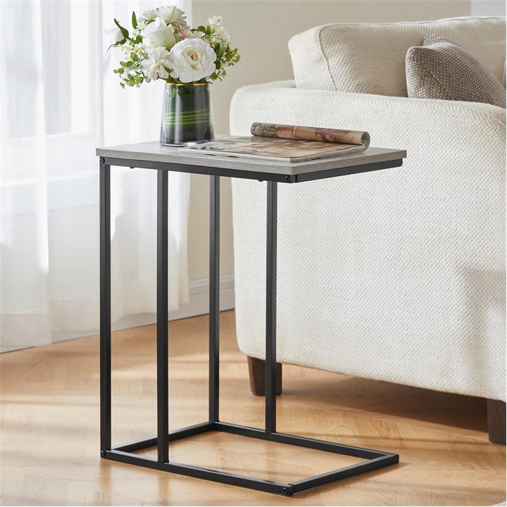 Lassic  Grey Vida Designs Brooklyn Side Table, Sports Direct