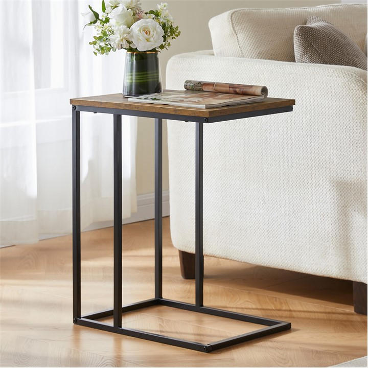 Lassic  Brown Vida Designs Brooklyn Side Table, Sports Direct