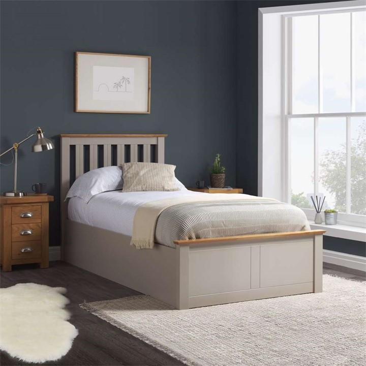 Birlea  Grey Phoenix Ottoman Bed in Size King, Sports Direct