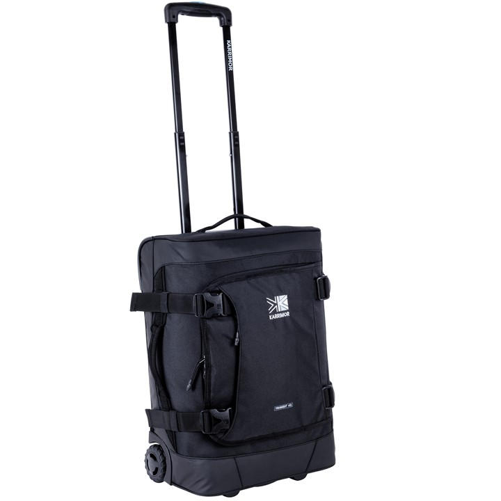 Karrimor  Black Transit Wheel Suitcase, Sports Direct