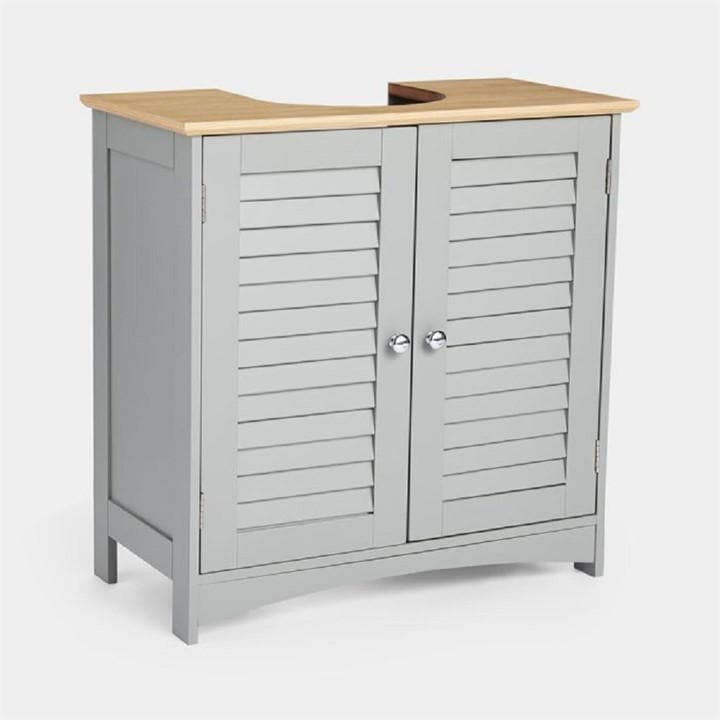 Vonhaus  Grey Shrewsbury Under Sink Basin Unit, Sports Direct