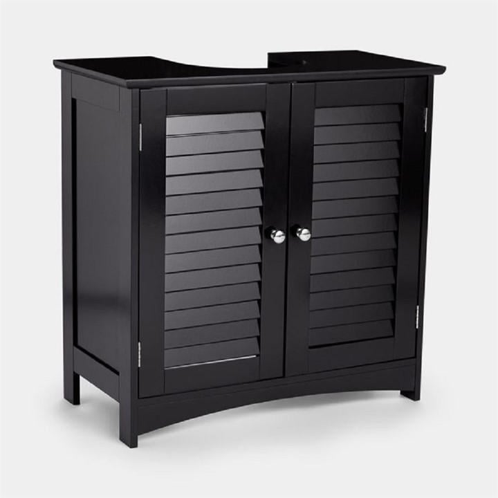 Vonhaus  Black Shrewsbury Under Sink Basin Unit, Sports Direct