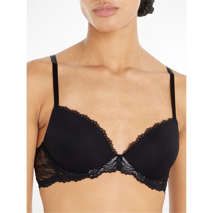 Calvin Klein Women's Black Lift Demi Bra in Size 32C, Sports Direct