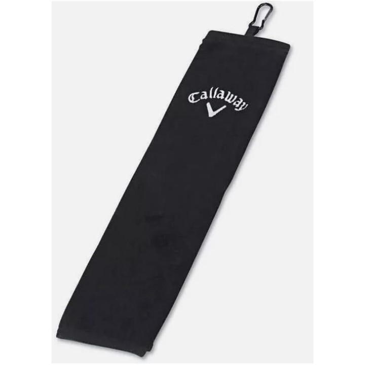 Callaway  Black Tri Fold Towel, Sports Direct