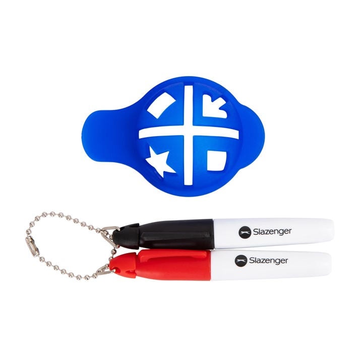 Slazenger Golf Ball Marker And Pen Set, Sports Direct