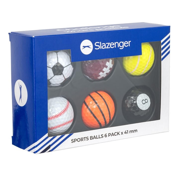 Slazenger   Slaz Ballset 6Pk 61, Sports Direct