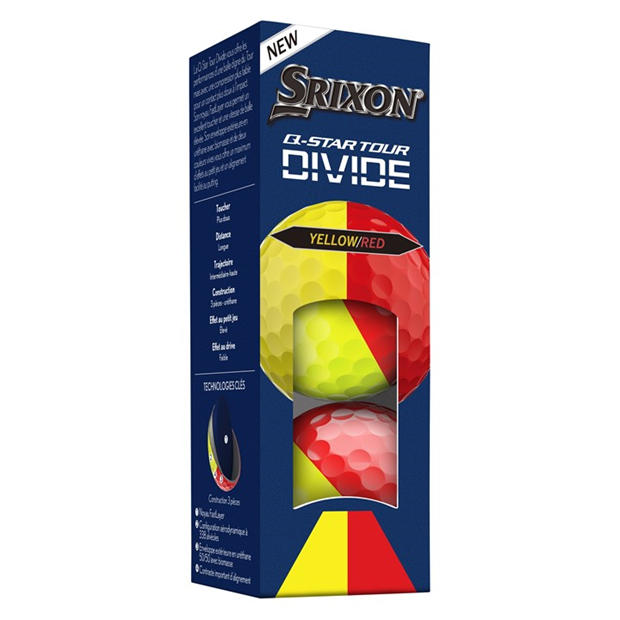 Ylw/Red - Srixon - Adults Q Star Golf Balls