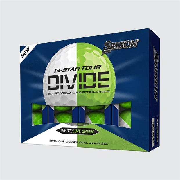White/Lime - Srixon - Adults Q Star Golf Balls