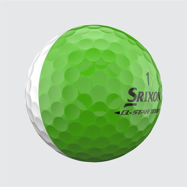 White/Lime - Srixon - Adults Q Star Golf Balls