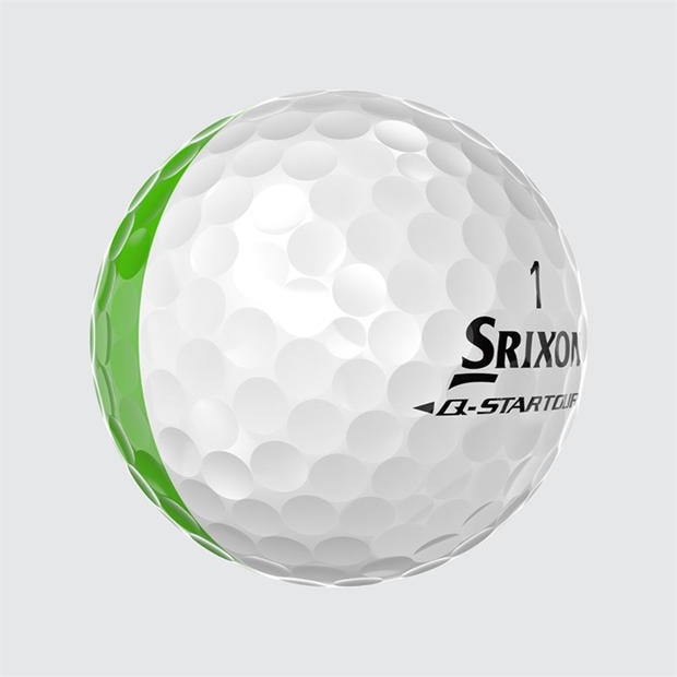 White/Lime - Srixon - Adults Q Star Golf Balls