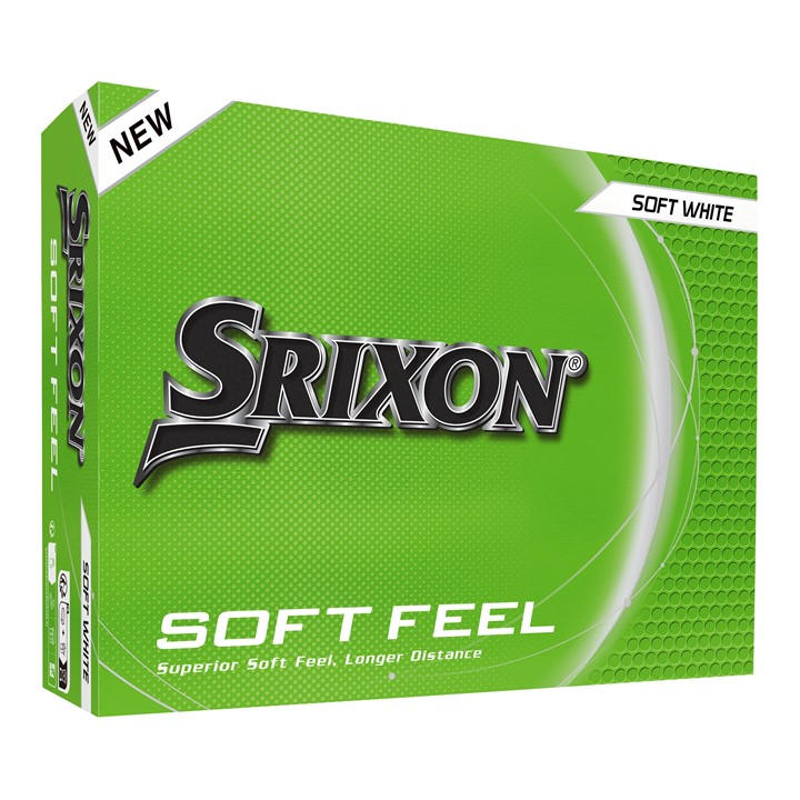 Srixon  White Soft Feel Golf Balls 12 Pack, Sports Direct