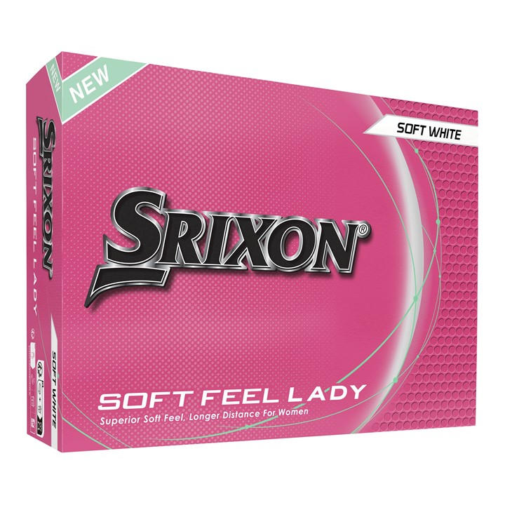 Srixon Women's White Soft Feel 12 Pack, Sports Direct