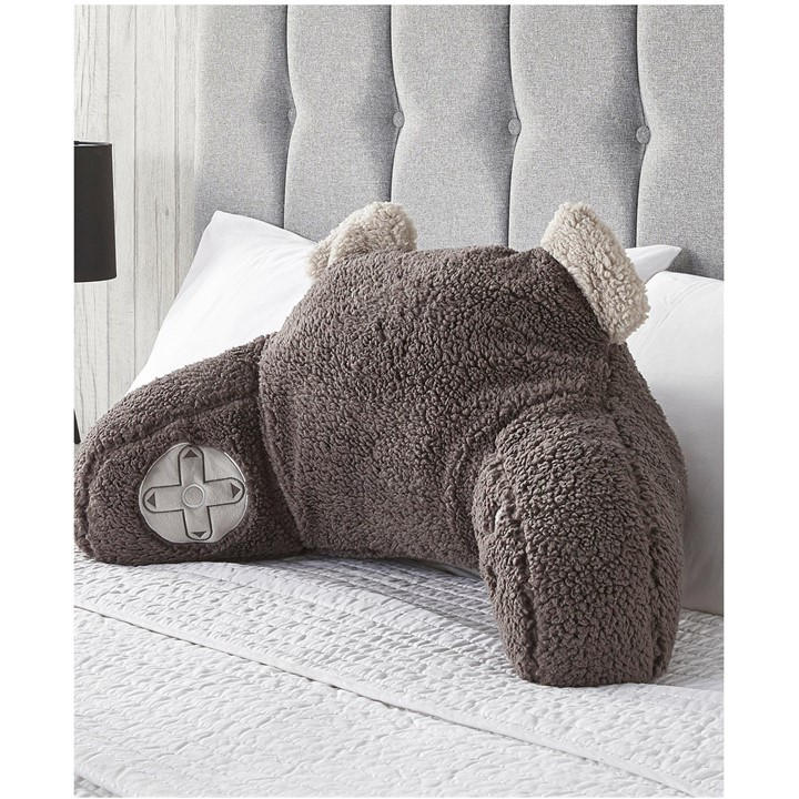 Downland  Grey Gaming Controller Cuddle Cushion, Sports Direct