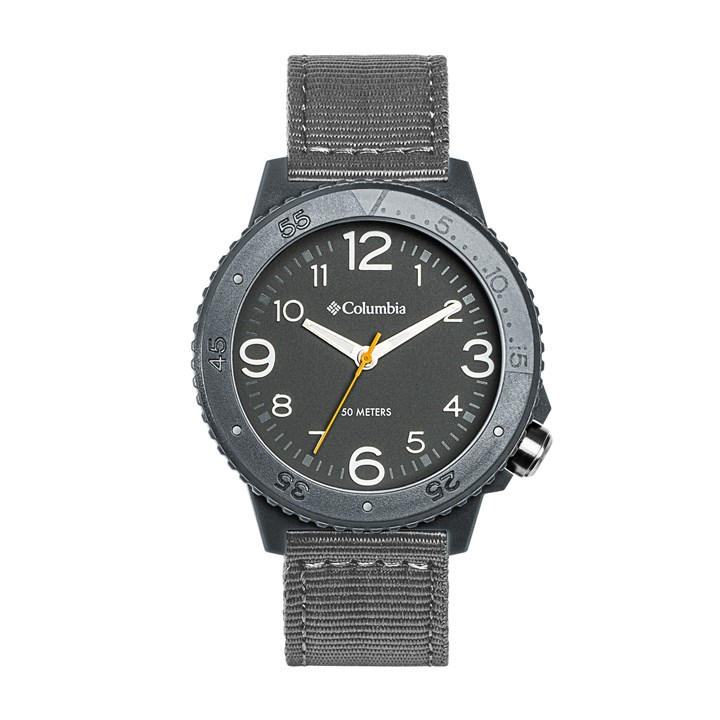 Columbia Men's Grey Cross Trail Polycarbonate Case Sports Watch, Sports Direct