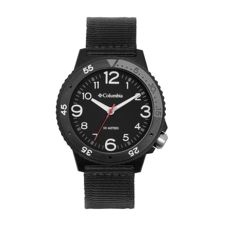 Columbia Men's Black Cross Trail Polycarbonate Case Sports Watch, Sports Direct