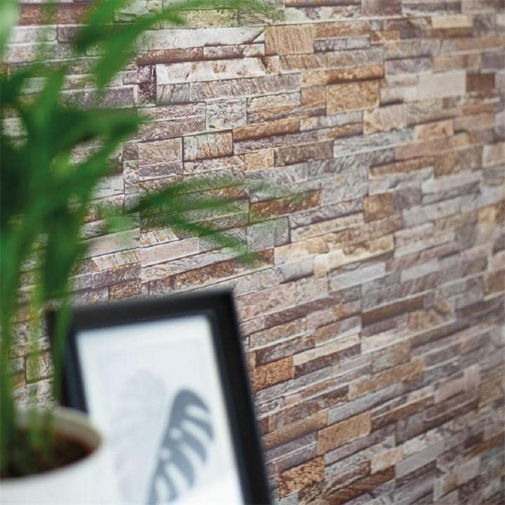 D C Fix  Beige 3D Splashback Wallpaper Stone Sand, Sports Direct