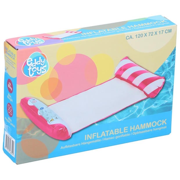Red/White - Eddy Toys - Inflatable Hammock 120x72cm