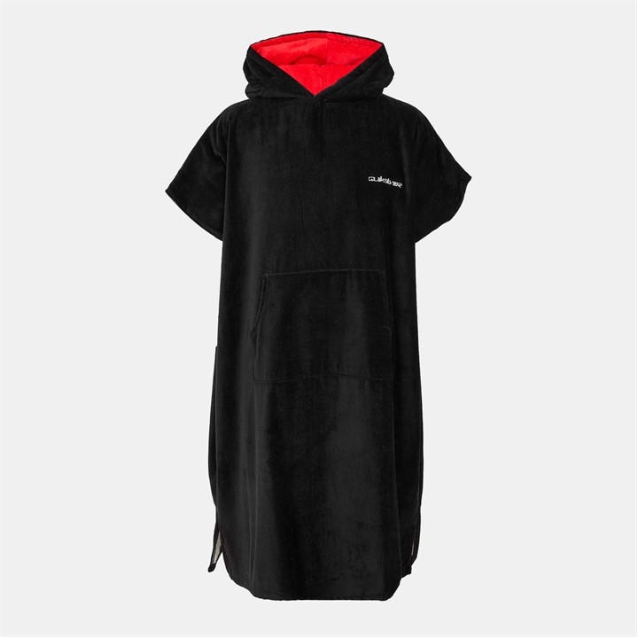 Quiksilver Men's Black Quik Hoodie Swimming Towels, Sports Direct