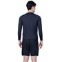 Black - Arena - Men's Long Sleeve Zip Rash Vest