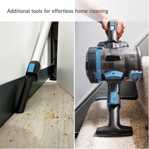 Graphite/Blue - Vax - Blade 4 Classic Plus Cordless Vacuum Cleaner - CLSV-B4CA