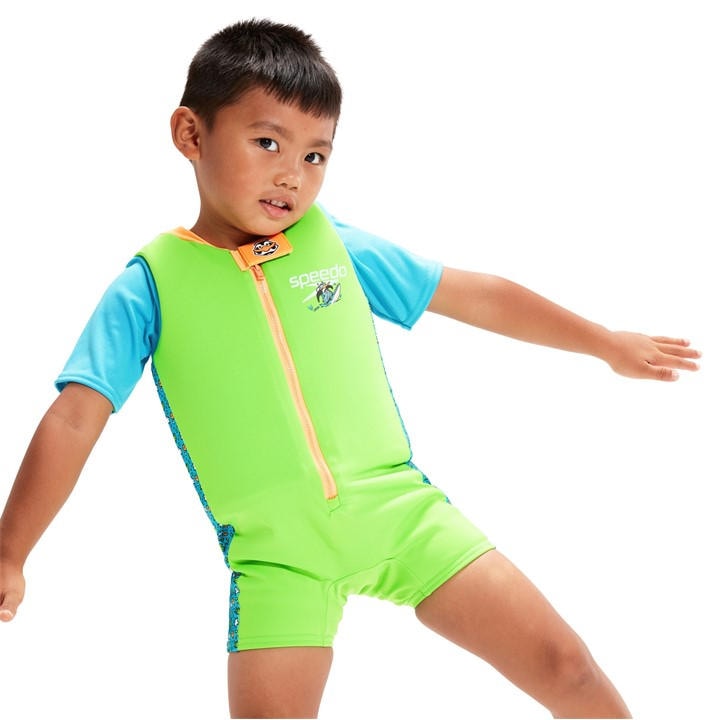 Speedo  Kids Green Learn To Swim Float Suit in Size 2 - 3 Years, Sports Direct