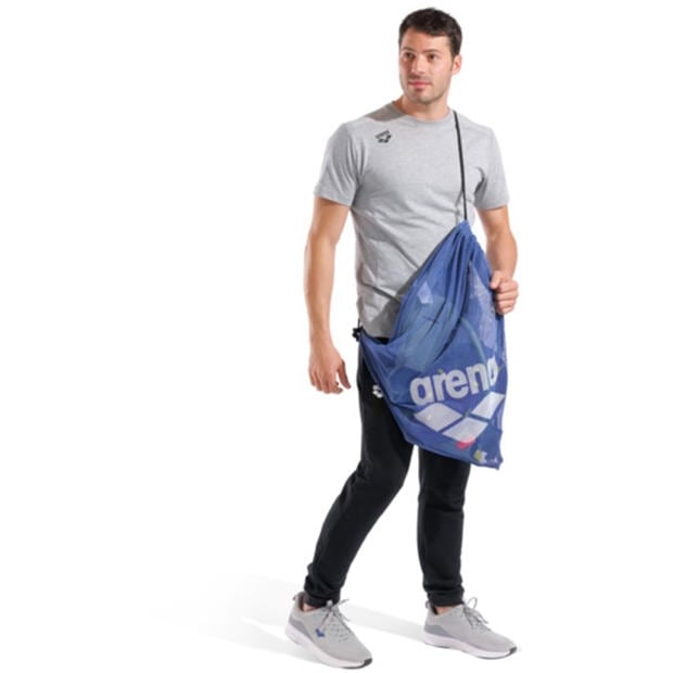 Морска синьо - Arena - One Go Pool Sack Mesh Bag