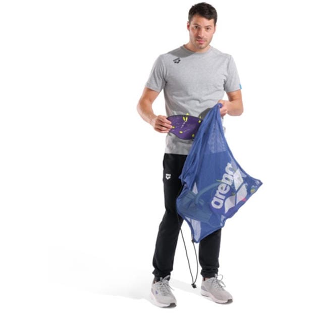 Морска синьо - Arena - One Go Pool Sack Mesh Bag