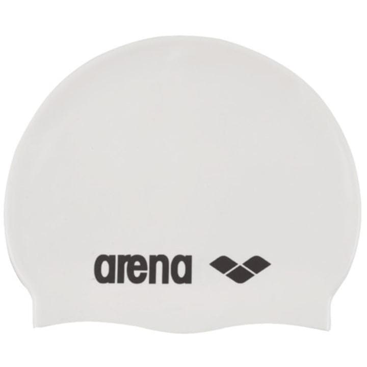 Arena  White Classic Silicone Swim Cap, Sports Direct