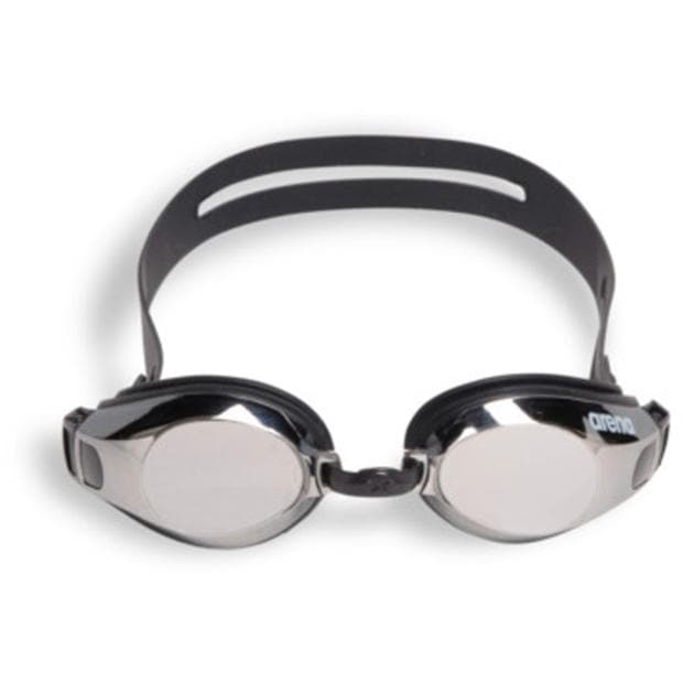 Silver/Black - Arena - Zoom X-Fit Mirror Fitness Swimmers Goggles