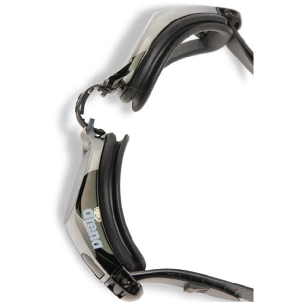 Silver/Black - Arena - Zoom X-Fit Mirror Fitness Swimmers Goggles