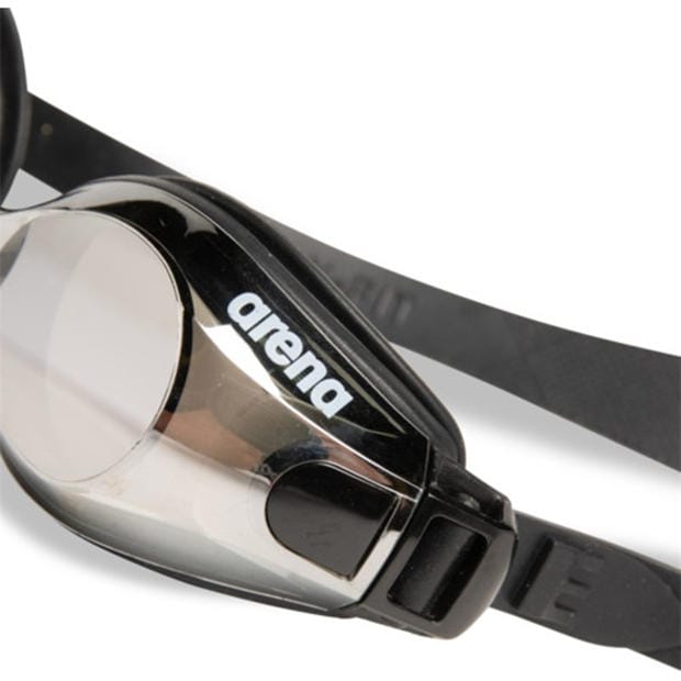 Silver/Black - Arena - Zoom X-Fit Mirror Fitness Swimmers Goggles
