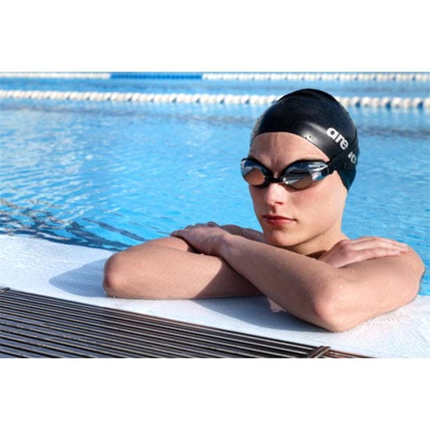 Silver/Black - Arena - Zoom X-Fit Mirror Fitness Swimmers Goggles