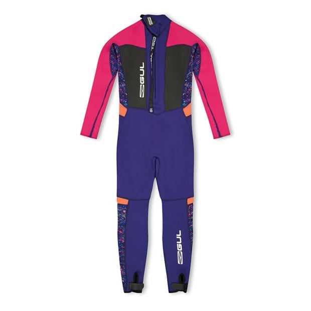 Blue - Gul - Unisex Kids' Full Wetsuit