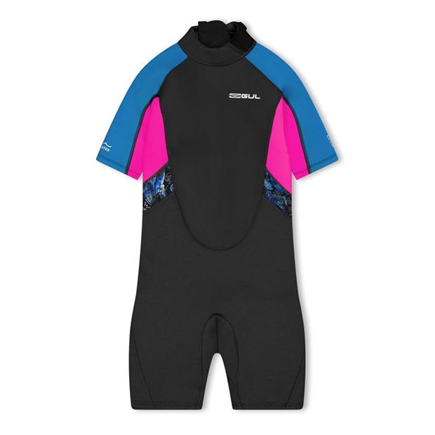 Black - Gul - Unisex Kids' Full Wetsuit