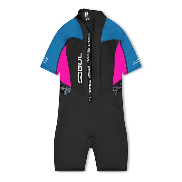 Black - Gul - Unisex Kids' Full Wetsuit